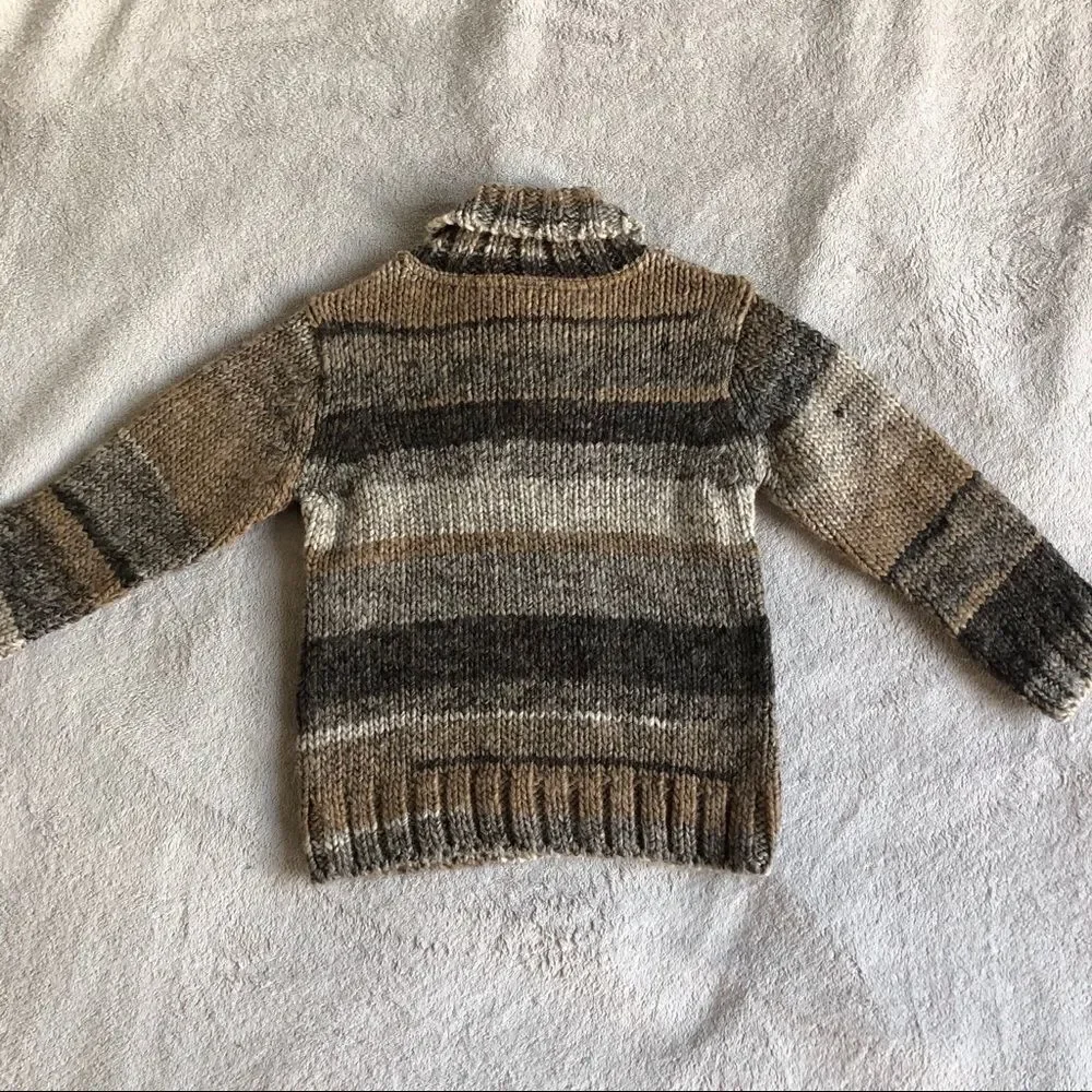 NWT Girandola Kids Acrylic/Wool Shawl collar sweater